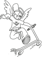 Logo af De Små Engle. Tøj og legetøjsbutik i Dragør