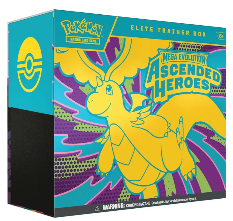 Pokemon Elite Trainer Box Mega Evolution Ascended Heroes