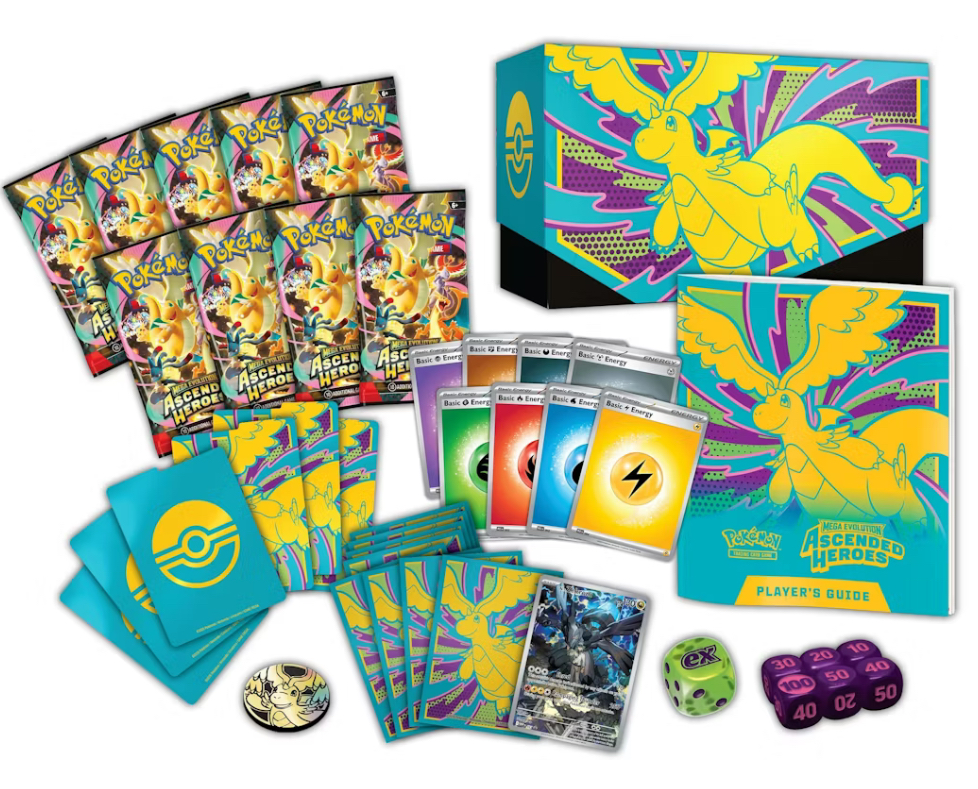 Pokemon Elite Trainer Box Mega Evolution Ascended Heroes - Billede 2