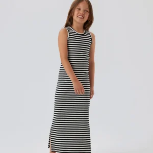 Name It Maxi  Kjole , Sort strib