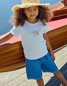 Minymo Pige Shorts, Denim blå