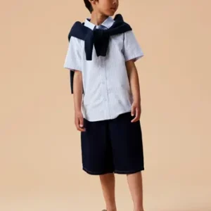 Name It skjorte Lyseblå/hvid stribet