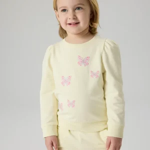 Name It Pige Bluse m/sommerfugle