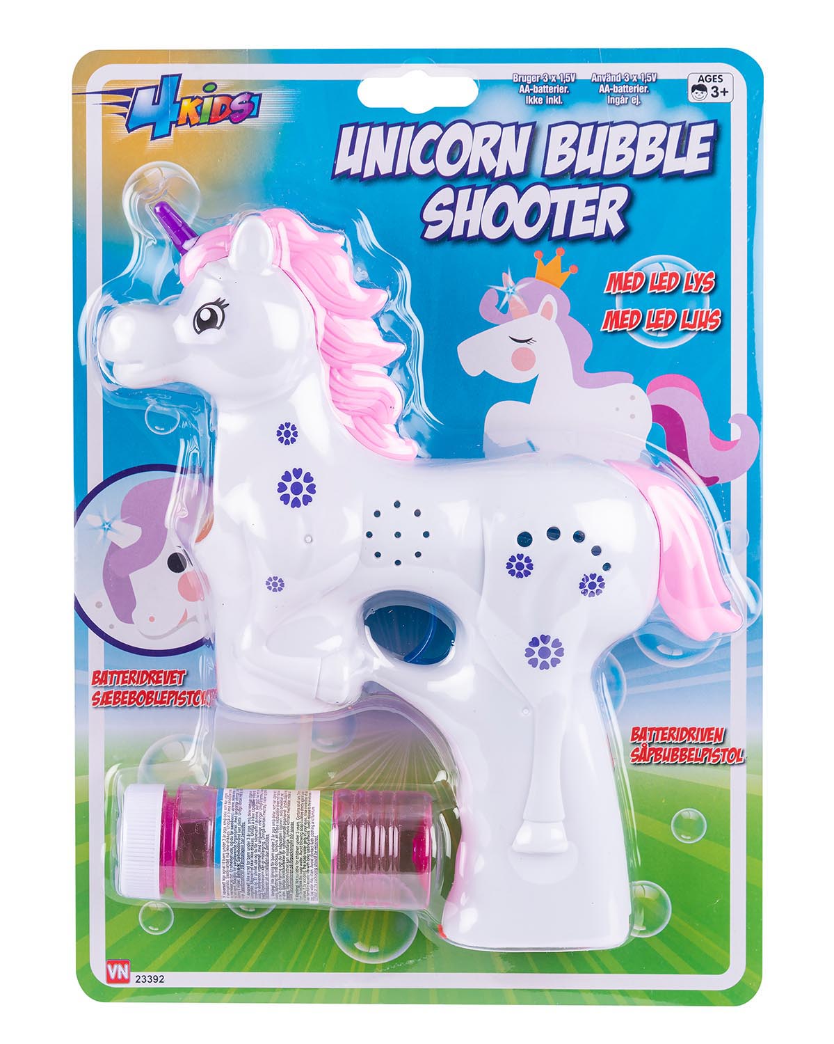 vn el. sæbeboble maskine unicorn