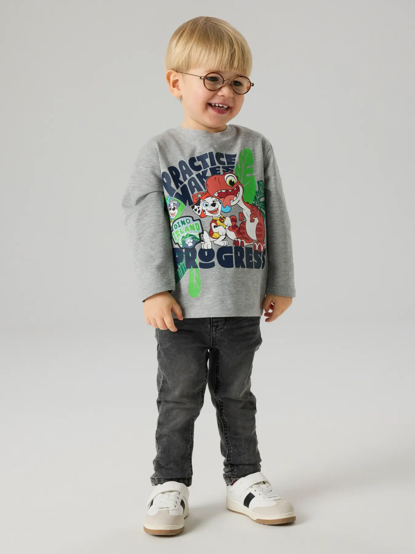 Name It T-shirt Paw Patrol - grå melange