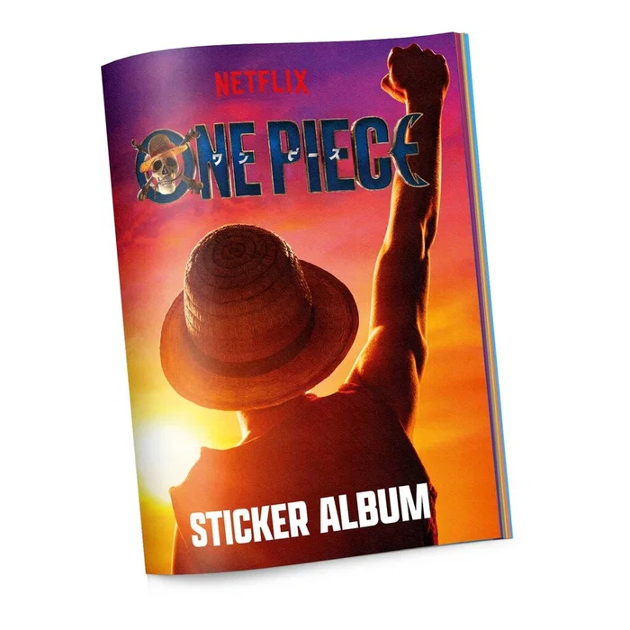 One Piece Sticker Album og 2 pakker