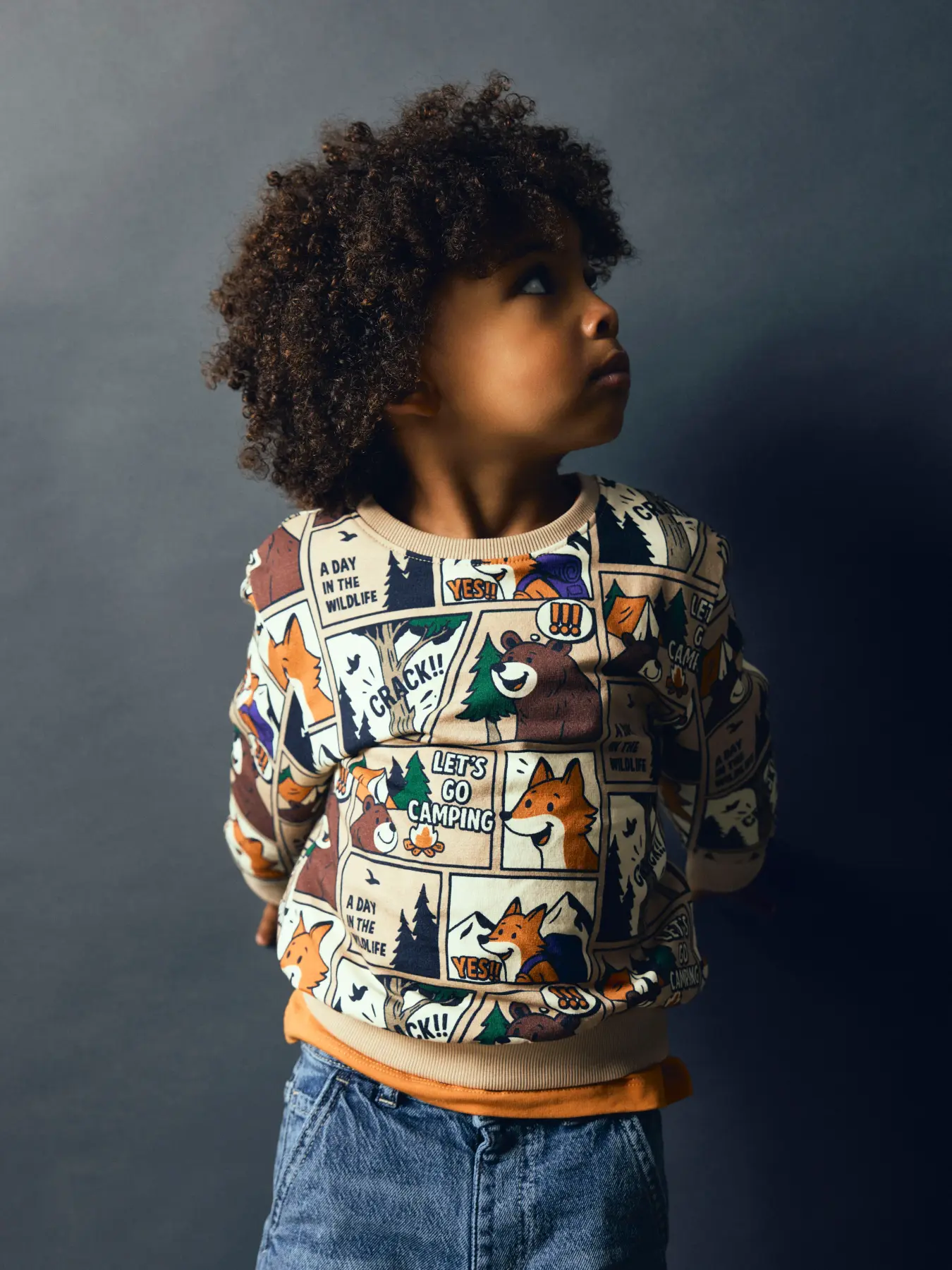 Name It Sweatshirt m/skovdyr