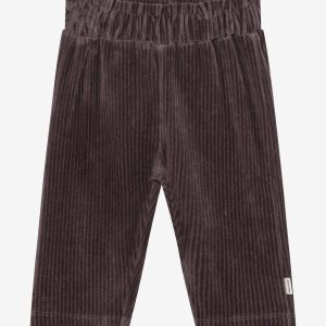 Minymo Baby Fløjelsbuks - plum