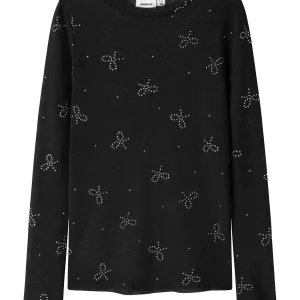 Name It Mesh T-shirt - Black Bow